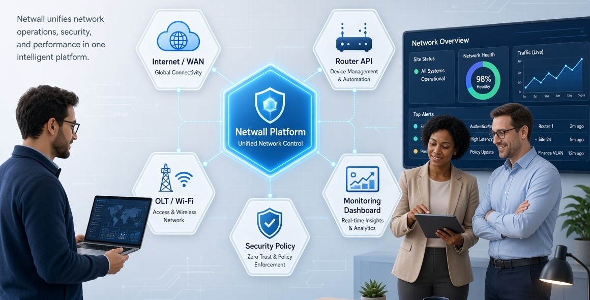 Netwall Expert Platform &mdash;  unified network control layer