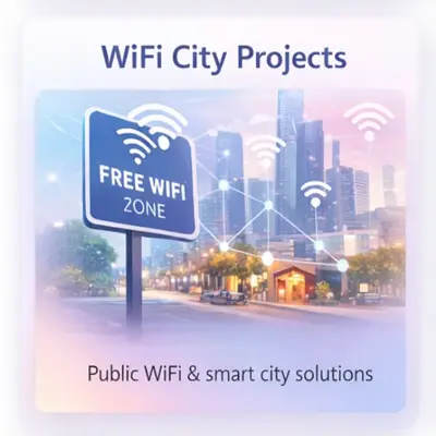 WiFi city hotspot solution